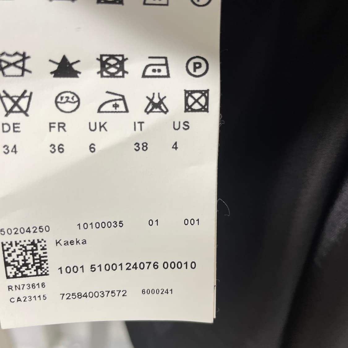BOSS 휴고보스 블랙 원피스 34 상품이미지5