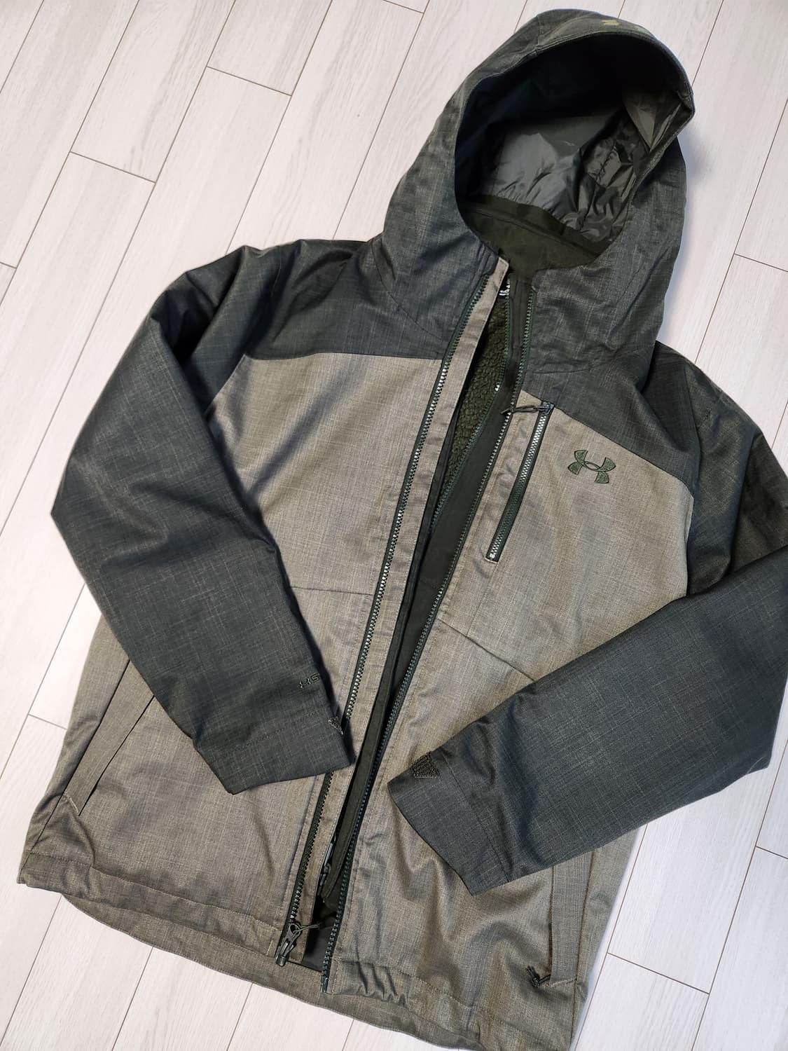 새상품급)언더아머 포터 쓰리인원 방수방풍 바람막이 재킷(기모 플리스 내피 상품이미지1