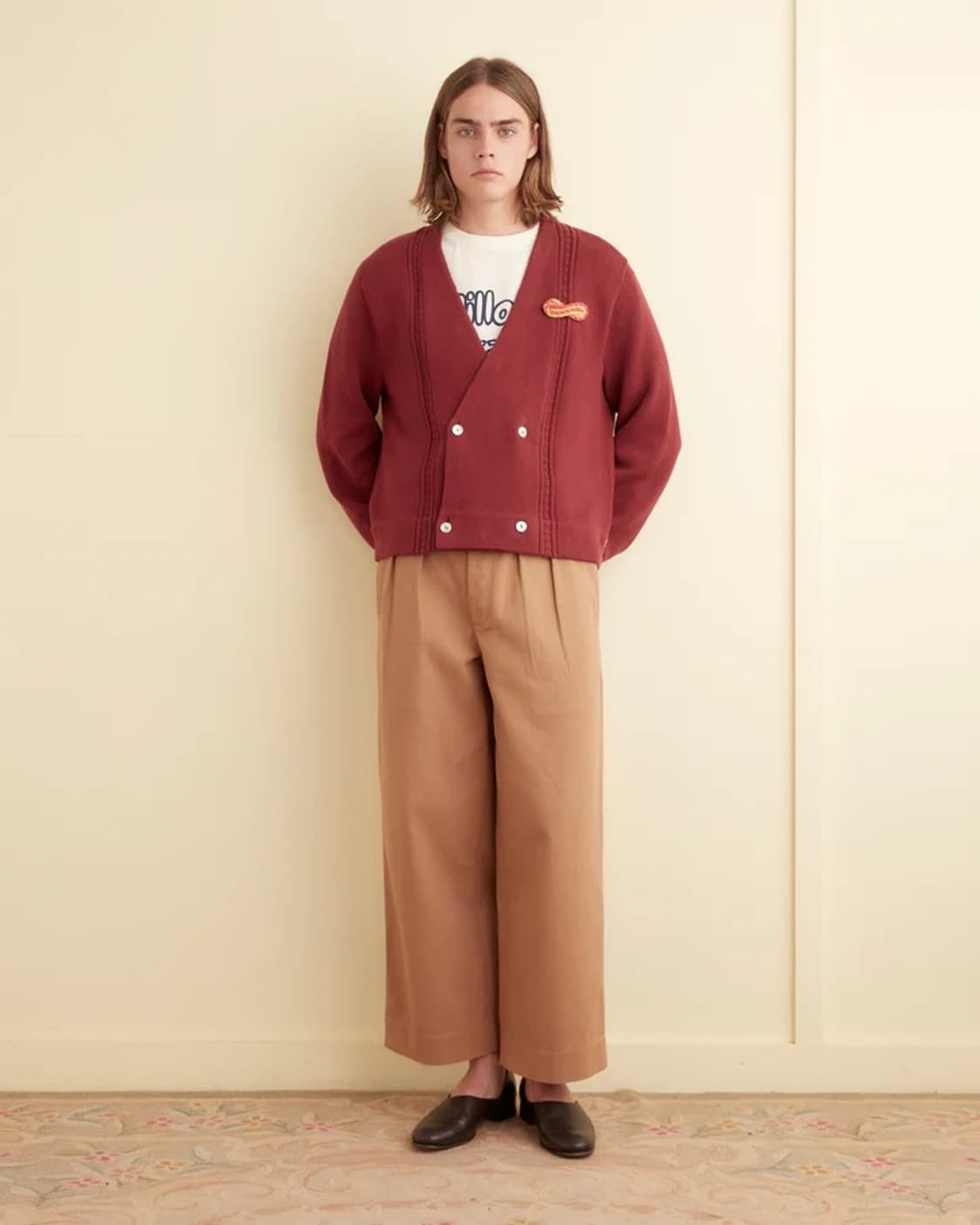 [M,L,XL]보디 BODE 더블 브레스트 가디건/마론 상품이미지2