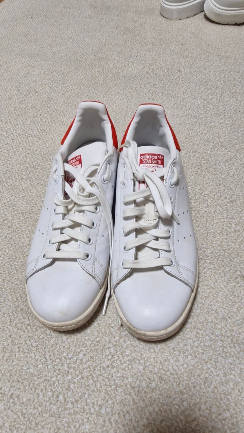 아디다스 스탠스미스 흰빨 운동화 265 상품이미지1