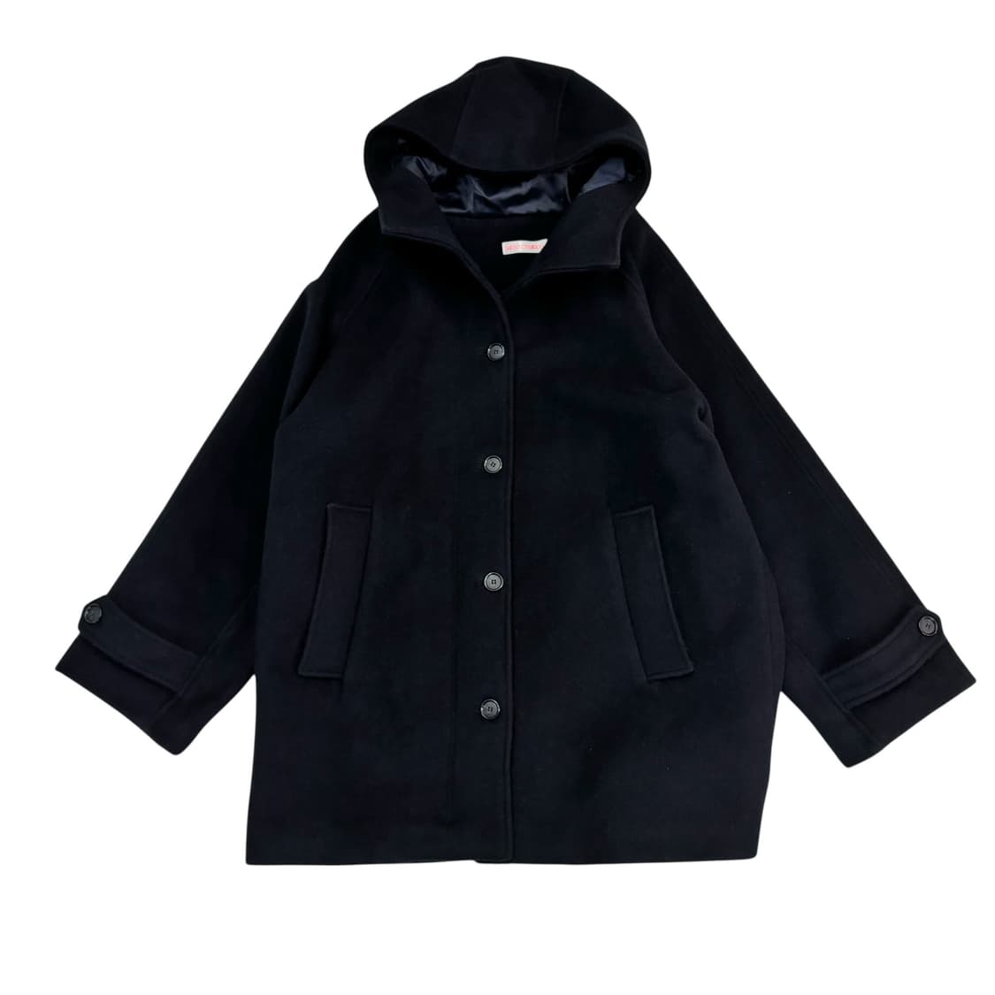 오피쉬 Oafish 리치 울 후드 하프 코트 상품이미지1