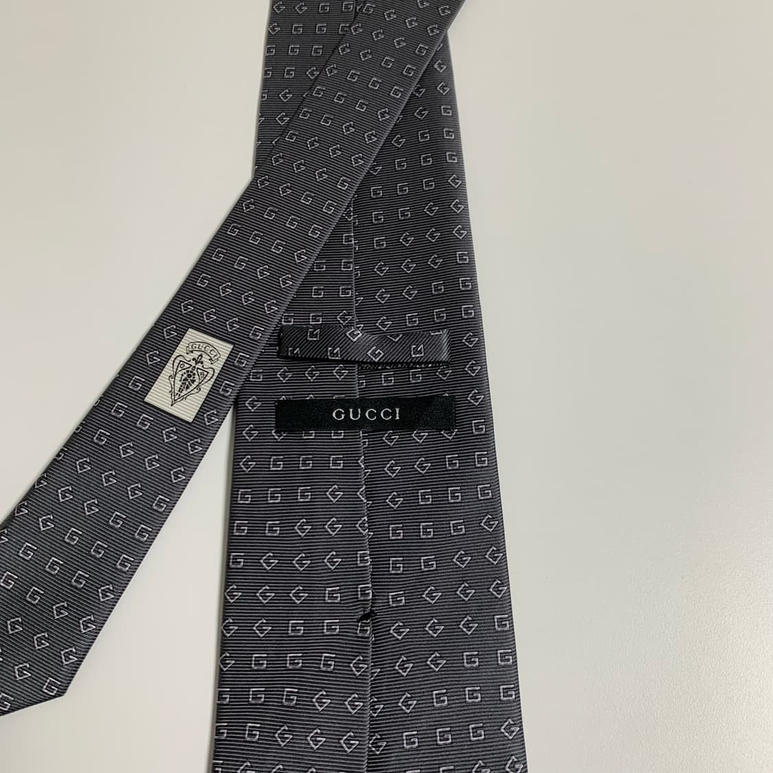 구찌(GUCCI) GG로고플레이 명품넥타이 100실크 이태리 A등급 상품이미지5