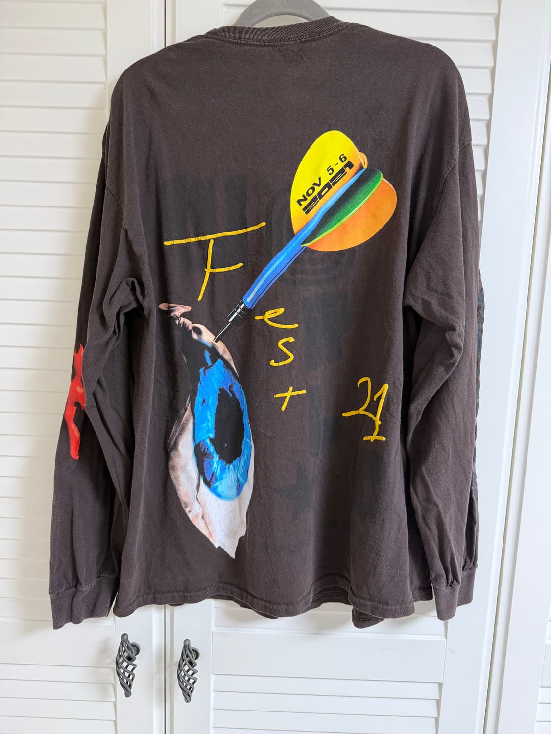 [L] 트래비스 스캇 아스트로 월드 머천 롱슬리브 상품이미지4