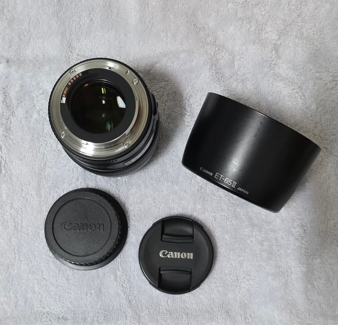 Canon 렌즈 ef 85mm 1.8 렌즈팝니다. 상품이미지4