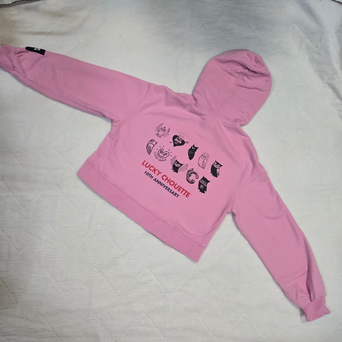 럭키슈에뜨 크롭 후드티  상품이미지5