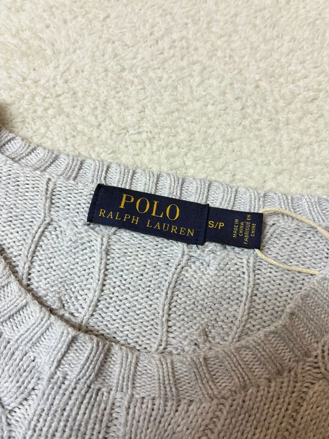 폴로 랄프로렌 10's 코튼 꽈배기 니트 PN6622 상품이미지6