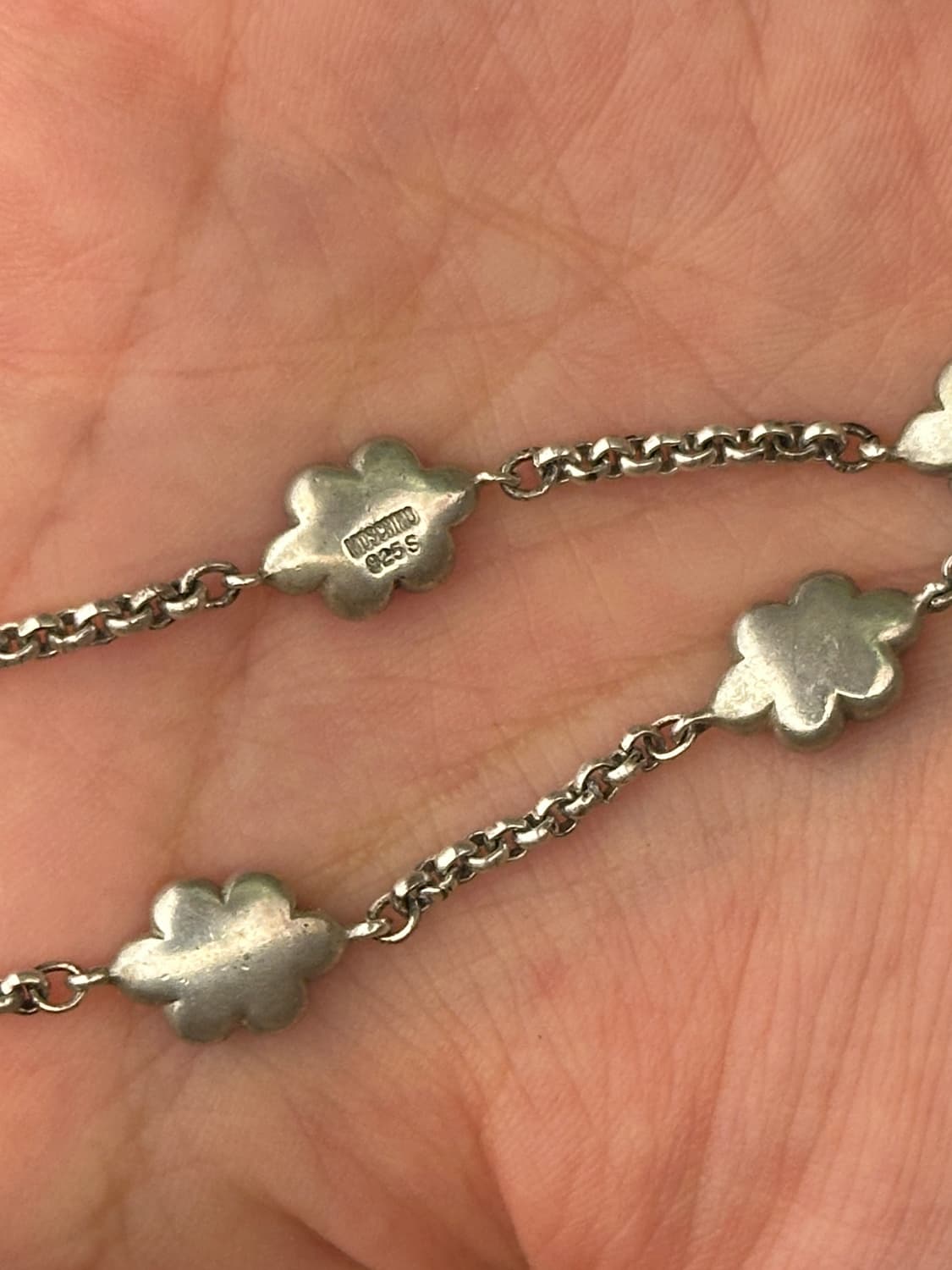 Moschino Cloud 925 Silver Bracelet☁️⛓️☁️ 상품이미지2