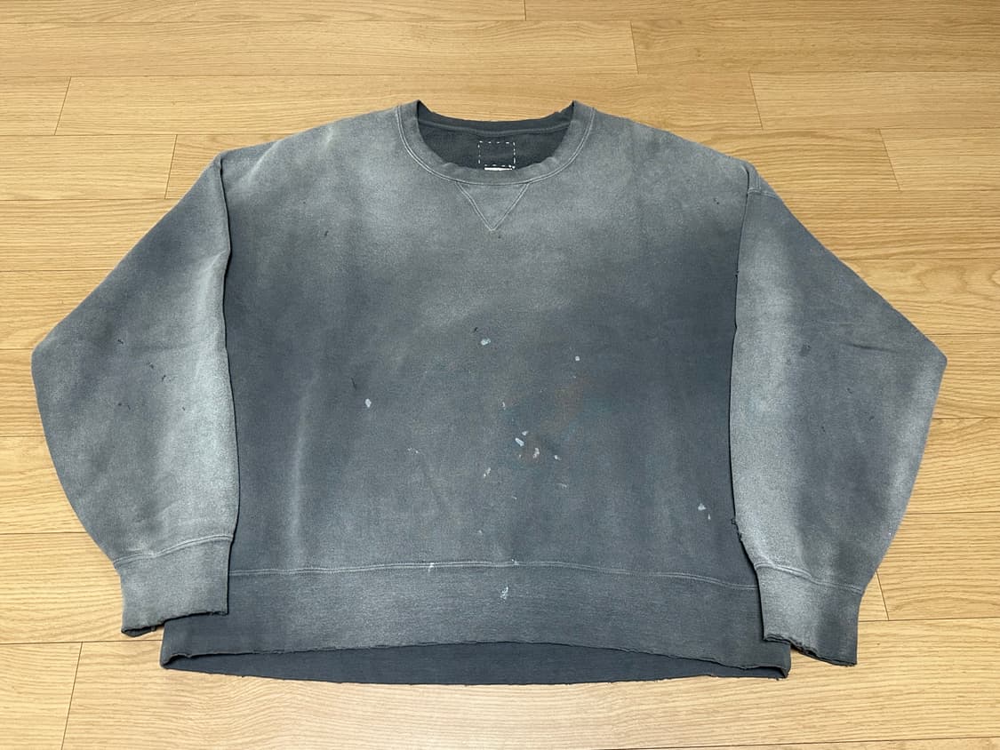 [1] 비즈빔 22AW 앰플러스 SB 스웻 크래쉬 그레이 상품이미지1