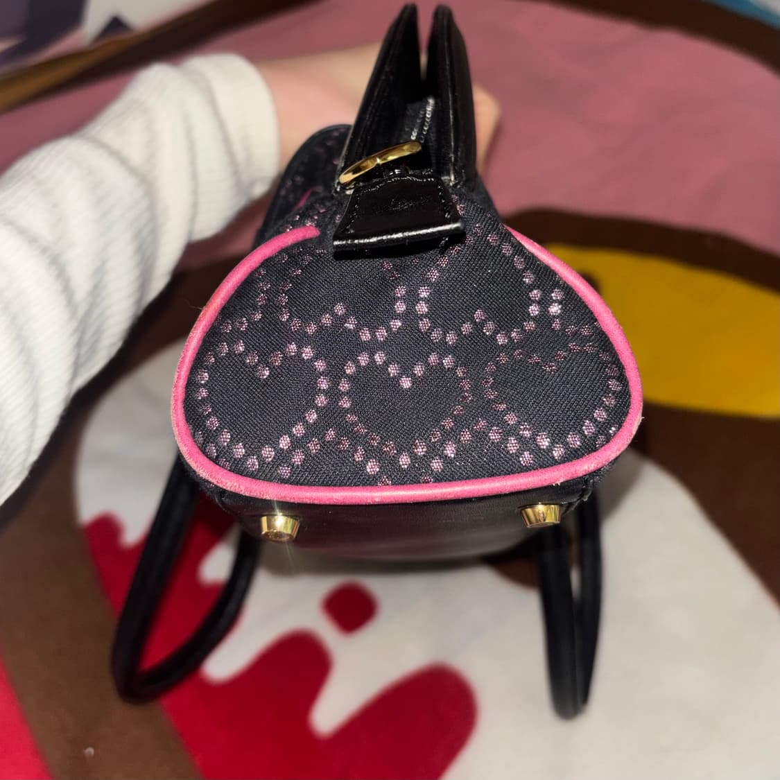 빈티지 LOVCAT 러브캣 히메 갸루 검핑 가방 캐캐채깔 핀터 상품이미지8