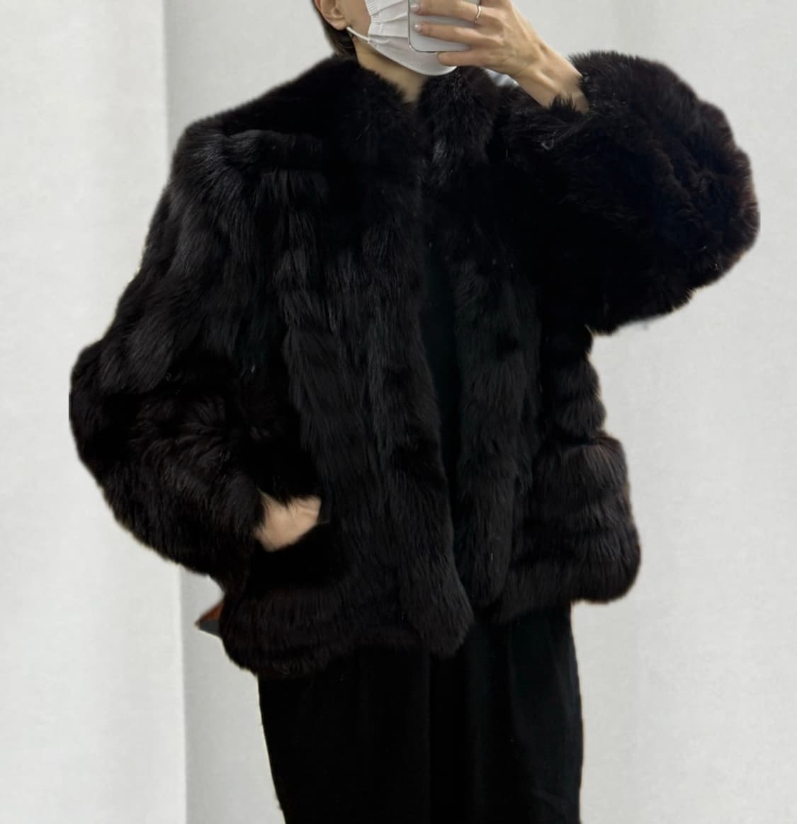 SAGA Fox  crop jacket (black) 상품이미지2