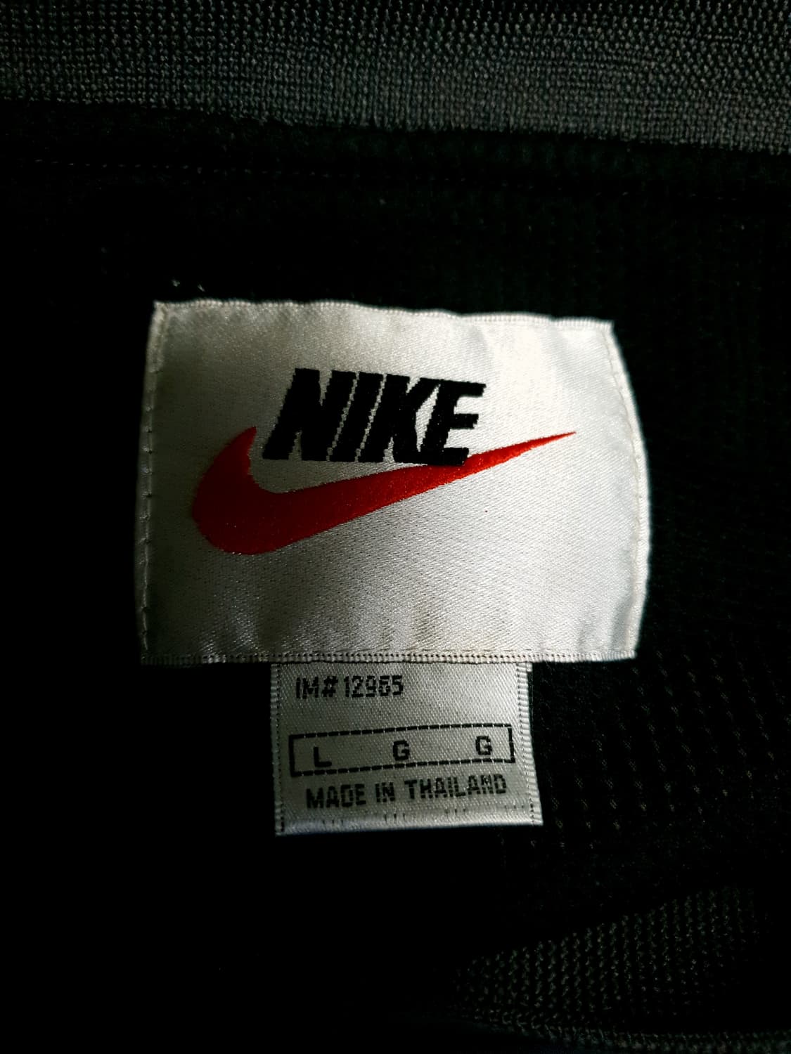 (90s) 나이키 올드스쿨 솔로스우시 풀오버 웜업 맨투맨 올리브 (L) 상품이미지4