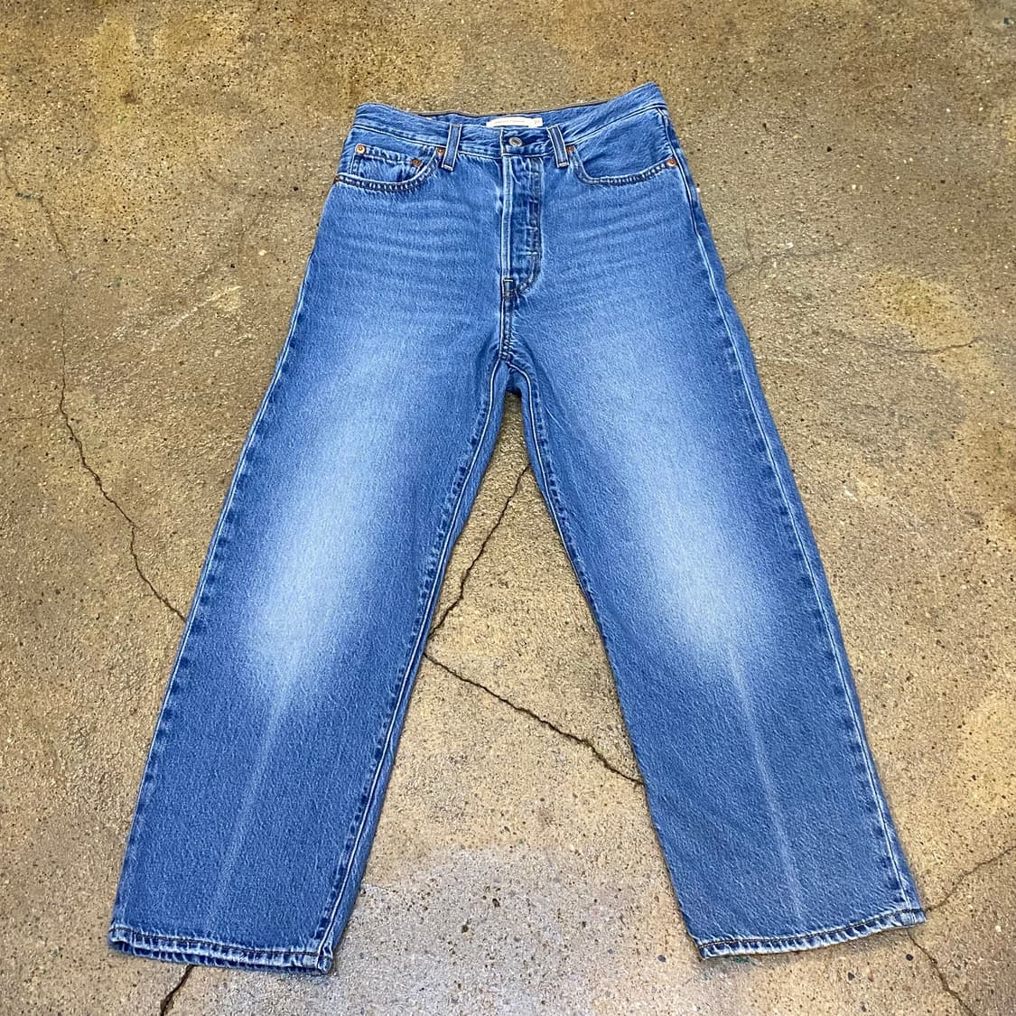 USA 빈티지 리바이스 립케이지 스트레이트 청바지 상품이미지1