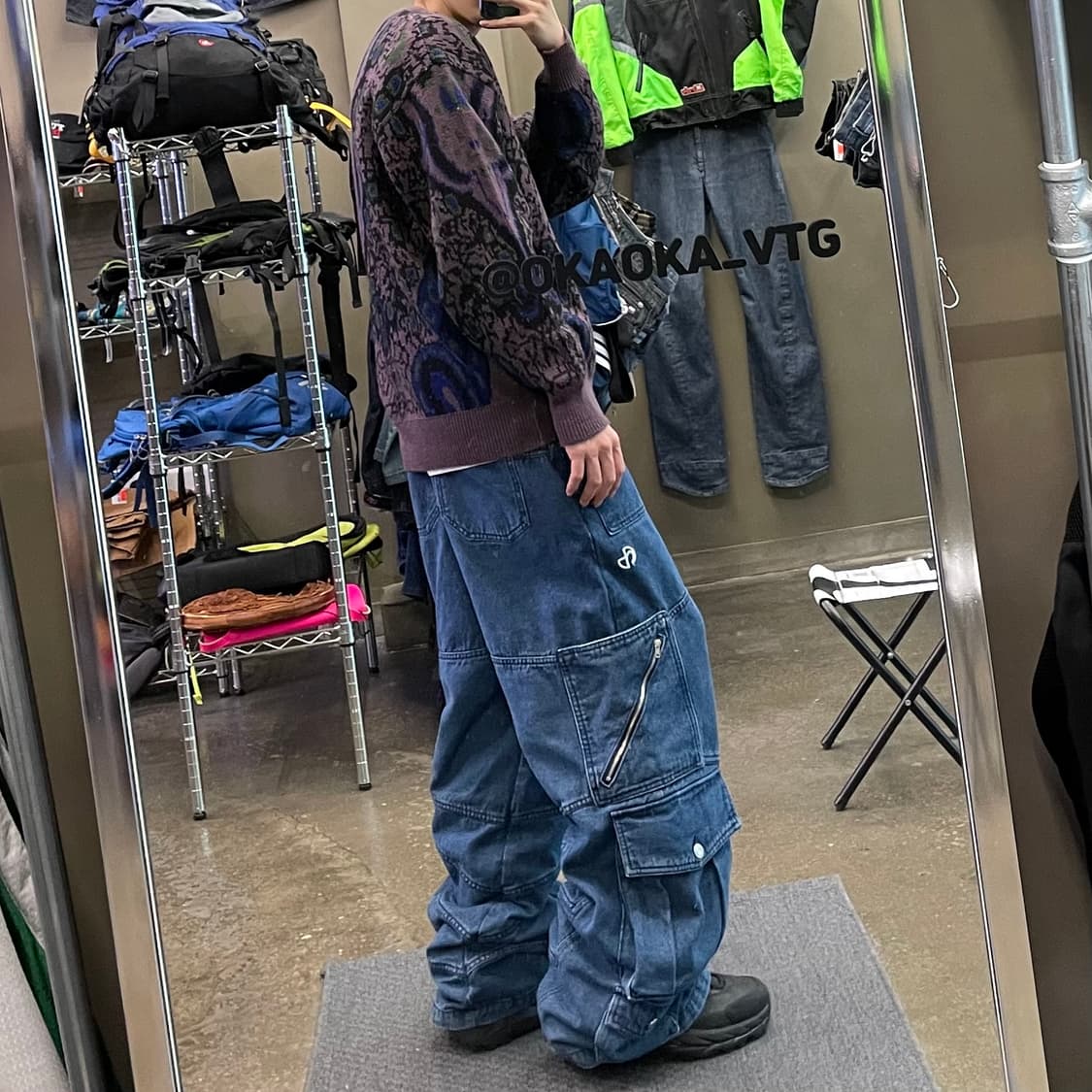 90’s Mizuno 울 니트 상품이미지3