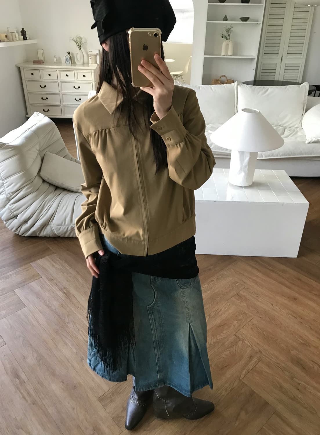 vintage lace scarf 상품이미지7