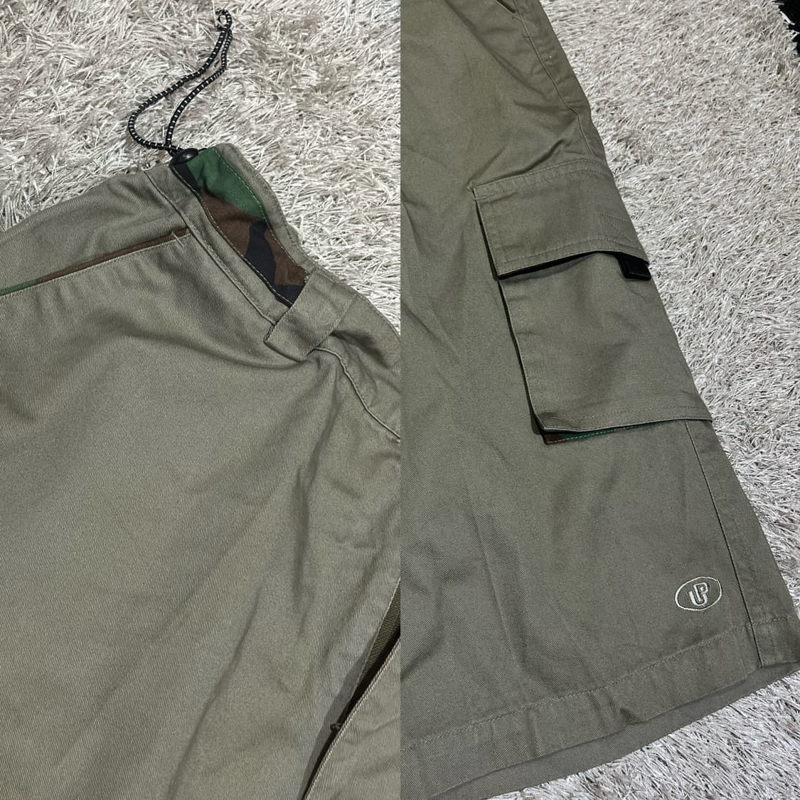 Dark beige cargo half pt 상품이미지5