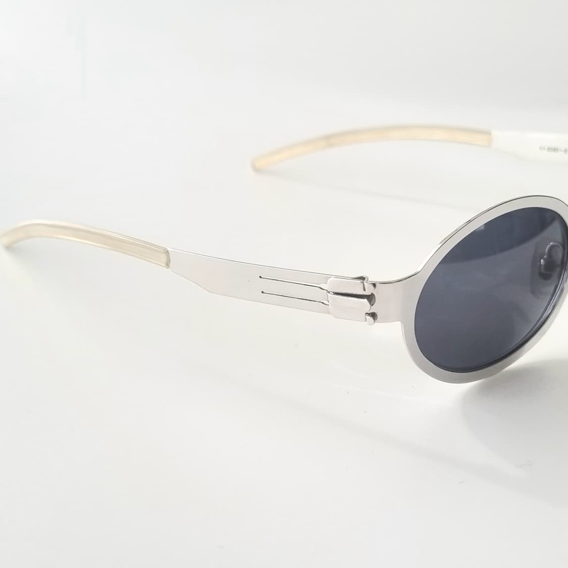 데드스탁 레노마 파리 오벌 쉐입 실버 메탈 선글라스 상품이미지7