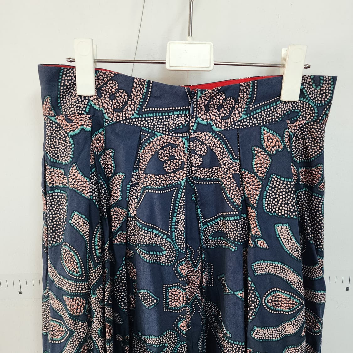 H&M 패턴 플리츠 롱 스커트 상품이미지4