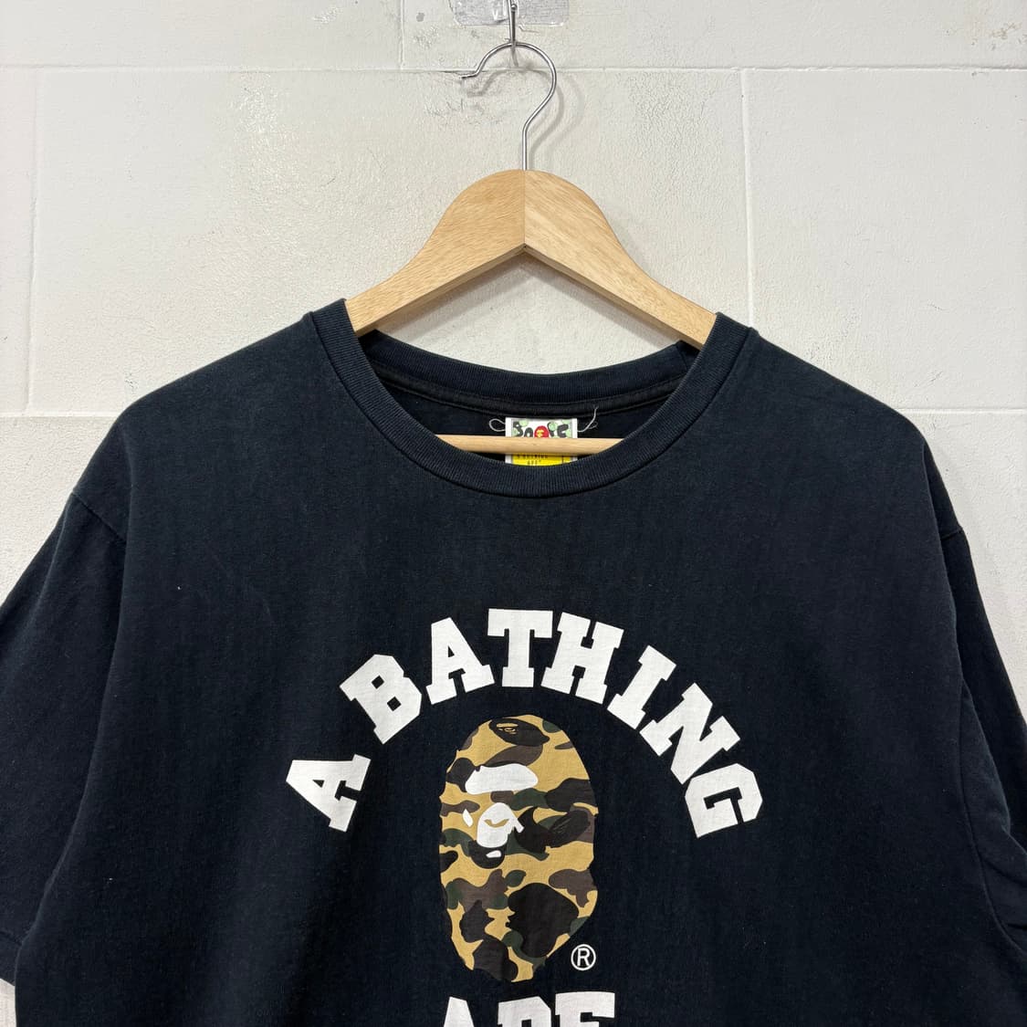 베이프 카모 컬리지 반팔티 상품이미지2