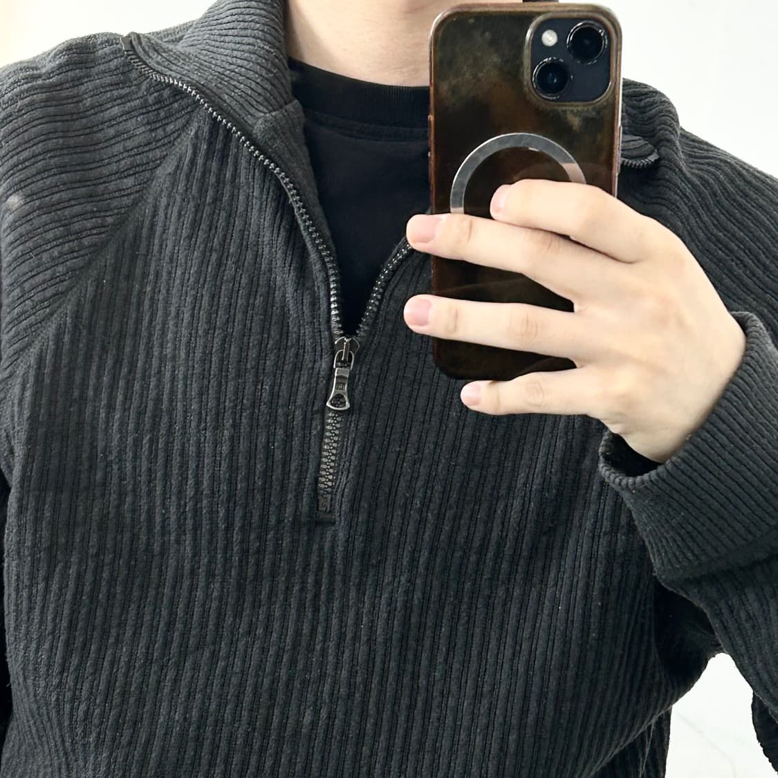 아워레가시 하프 집 터틀넥 니트 상품이미지3