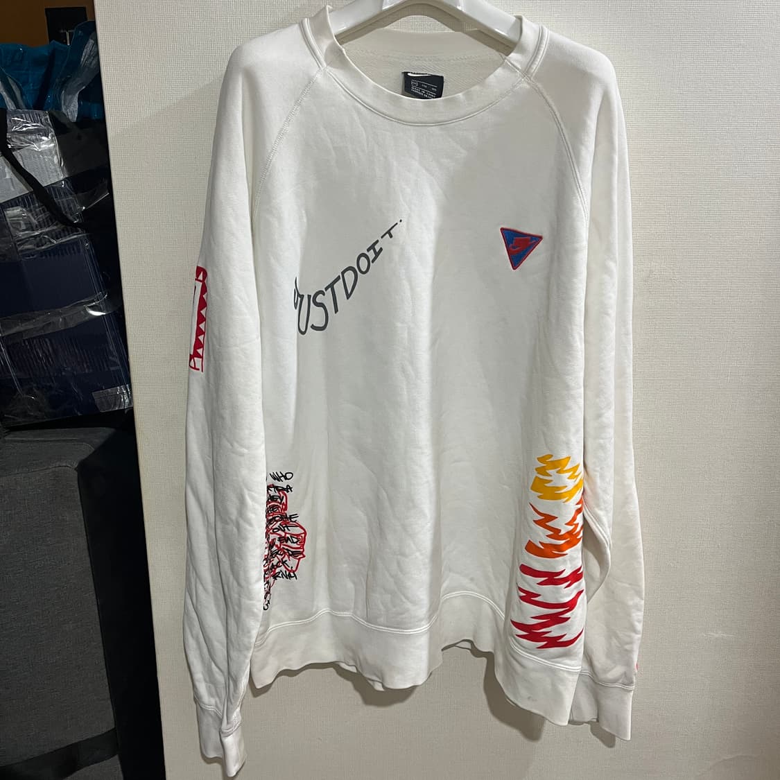 (XXL) 나이키 패턴 스웻셔츠 NSW 맨투맨 셔츠 상품이미지3