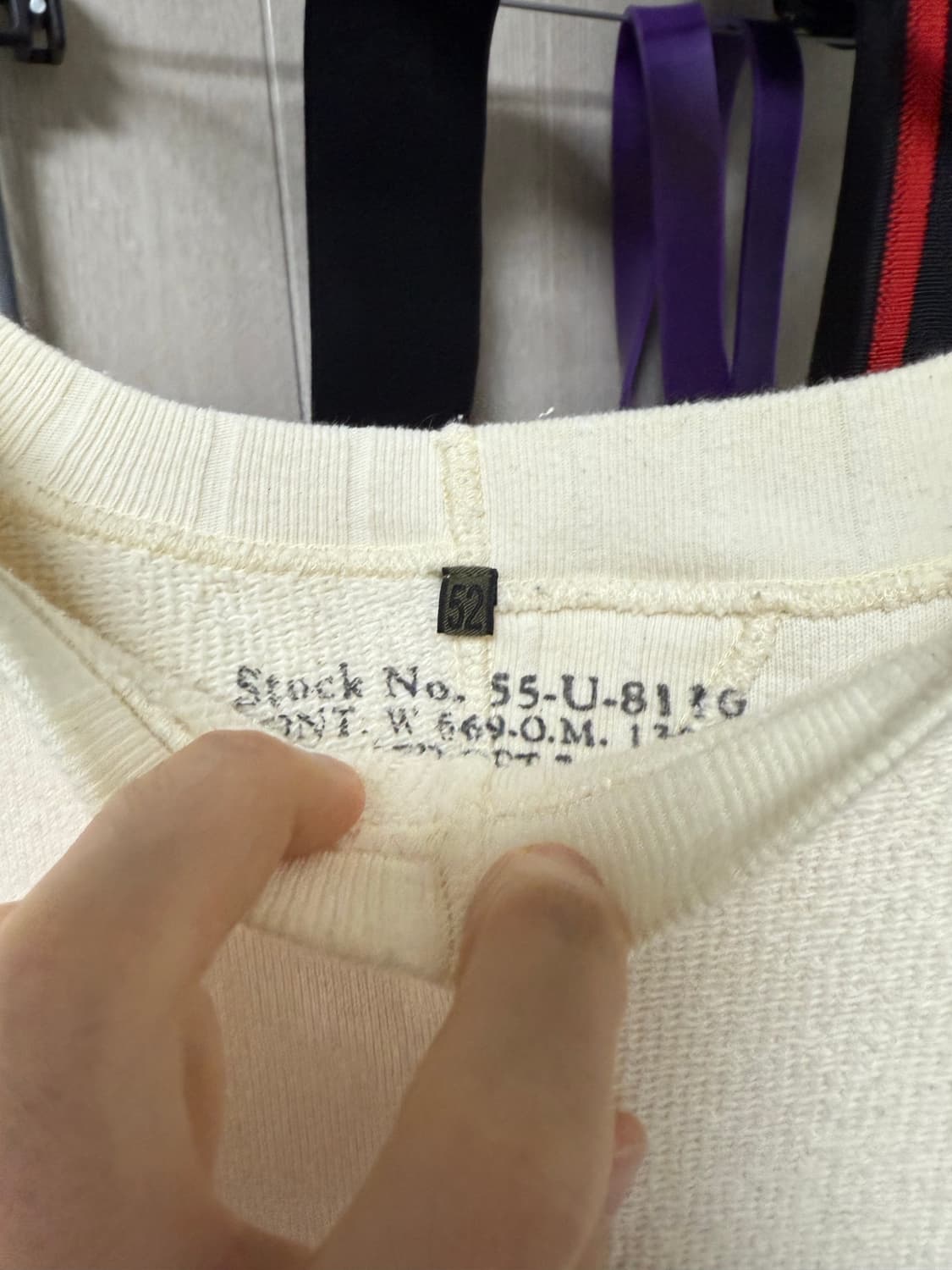 나이젤카본 아미 크루  져지 52사이즈 상품이미지2