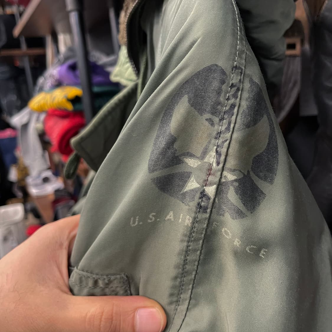 U.S AirForce 전투비행대대 VF-191 퍼 후드 N3B 야상자켓 상품이미지6