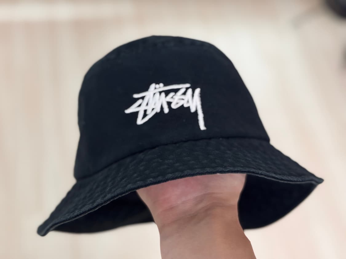 스투시 버킷햇 블랙 상품이미지2