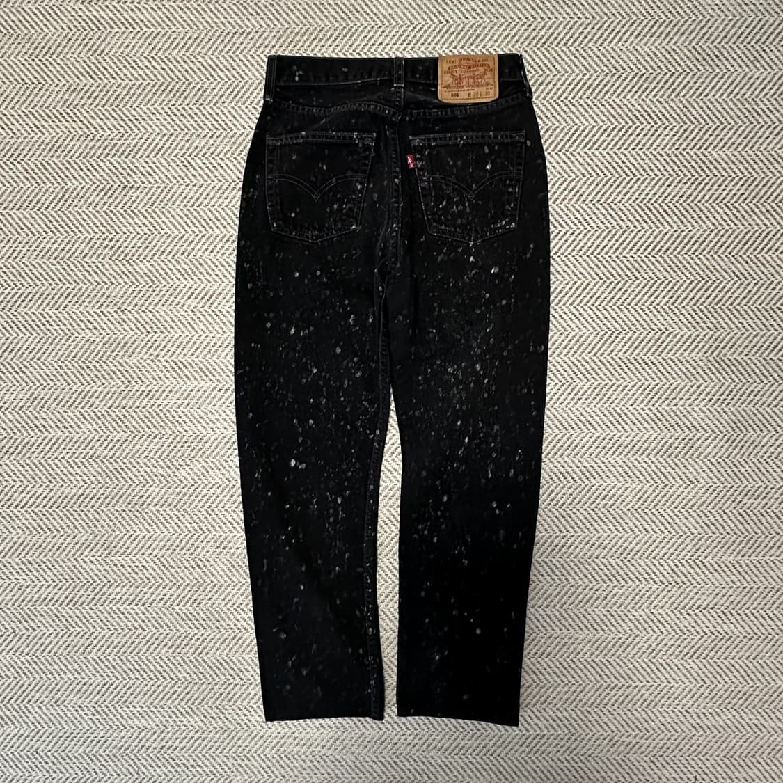 LEVI'S 501 00's mexico made black jeans 상품이미지2