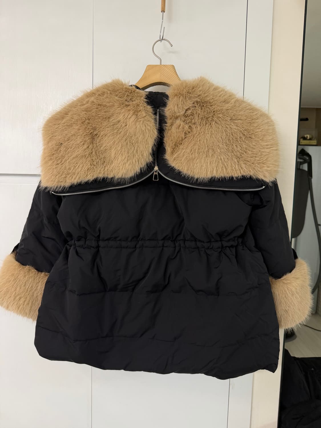 새상품 트리밍 패딩 점퍼 상품이미지4