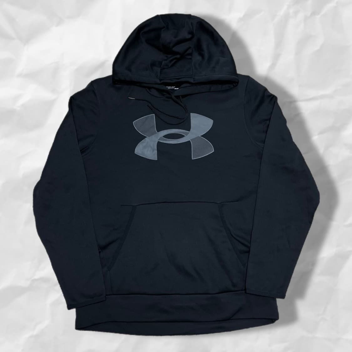 (L)언더아머 후드티 검정 상품이미지1