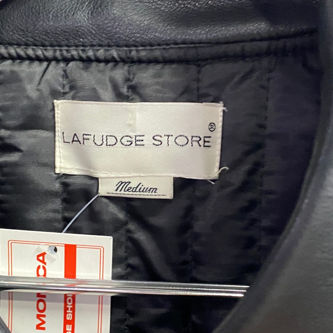 라퍼지스토어 블랙 레더 자켓 B3061 상품이미지4