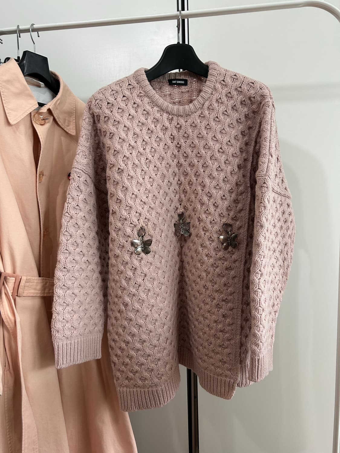 라프시몬스 버터플라이 참 니트 풀오버 상품이미지3