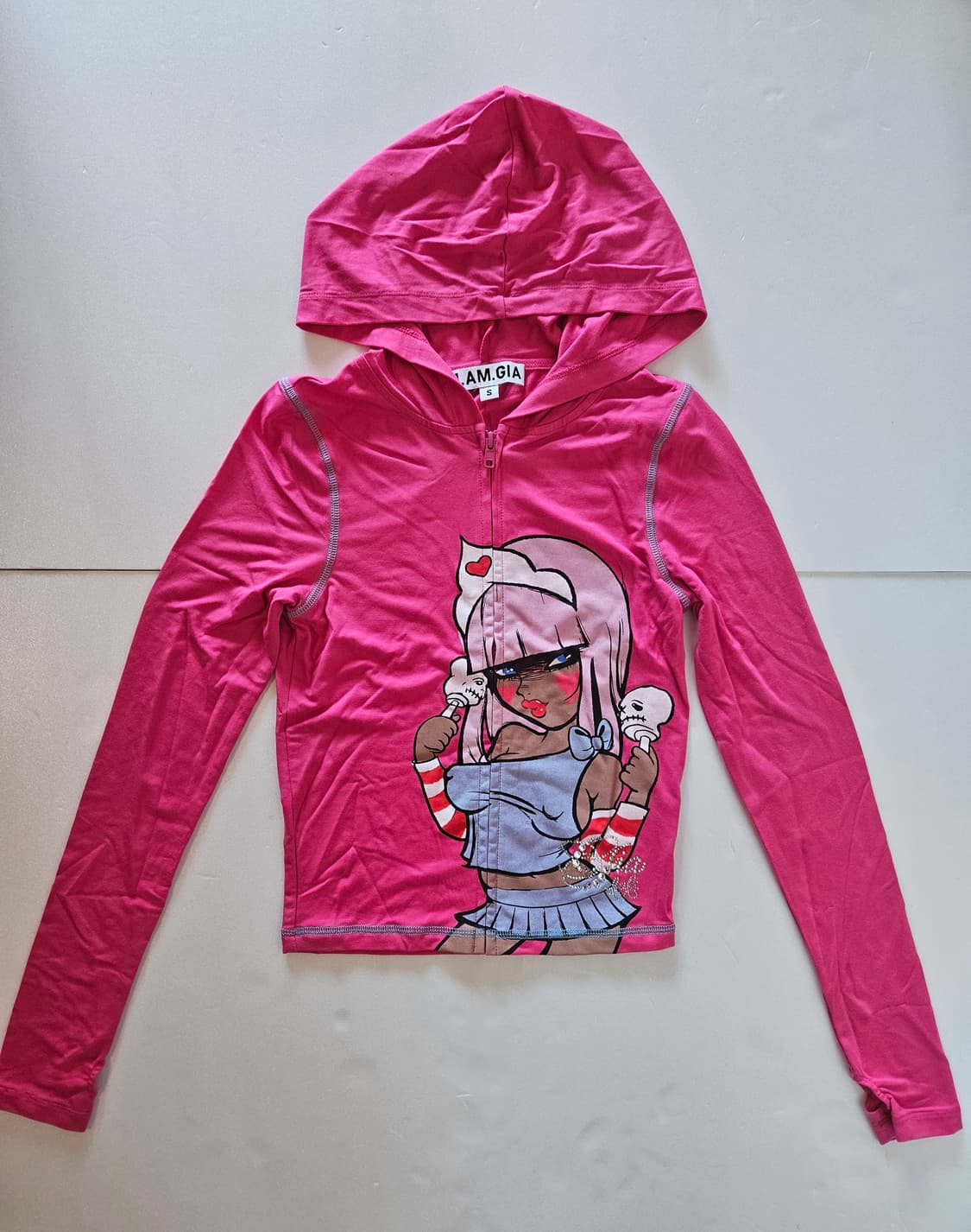 [새제품] 아이엠지아 Fafi blare 후드집업 상품이미지2