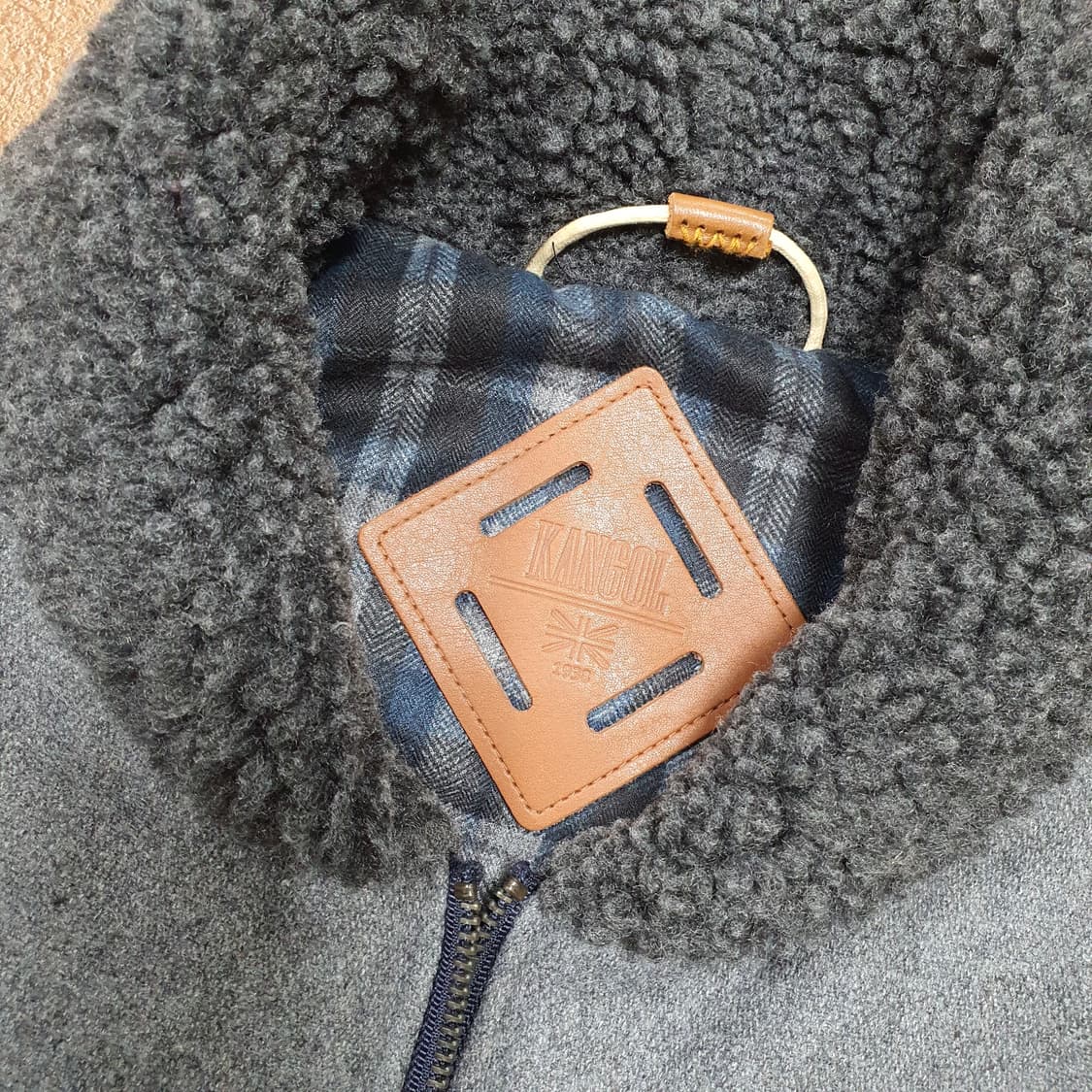 ✨ (바배) 캉골 워시드 울블럭 베스트 패딩 상품이미지3