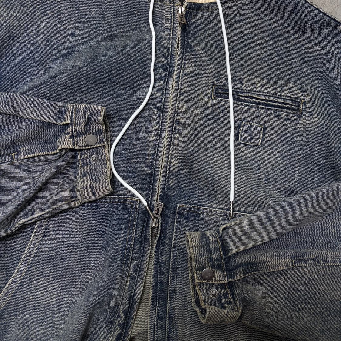 디미트리블랙 데님 후드 자켓[2156] 상품이미지4