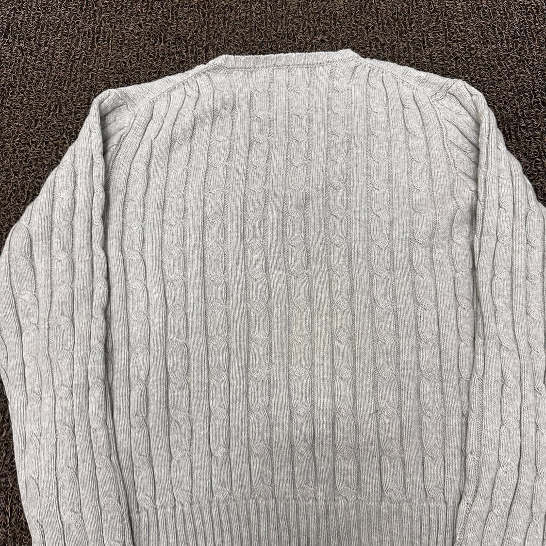 POLO 폴로 랄프로렌 브이넥 케이블 여성 니트 L 상품이미지7