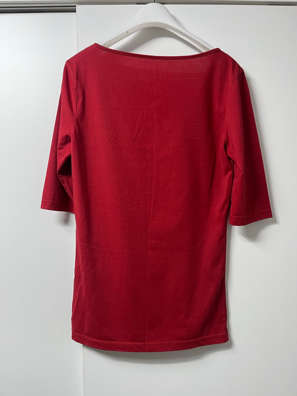 Repos 리포스 스쿱넥 티셔츠 (레드) 상품이미지3