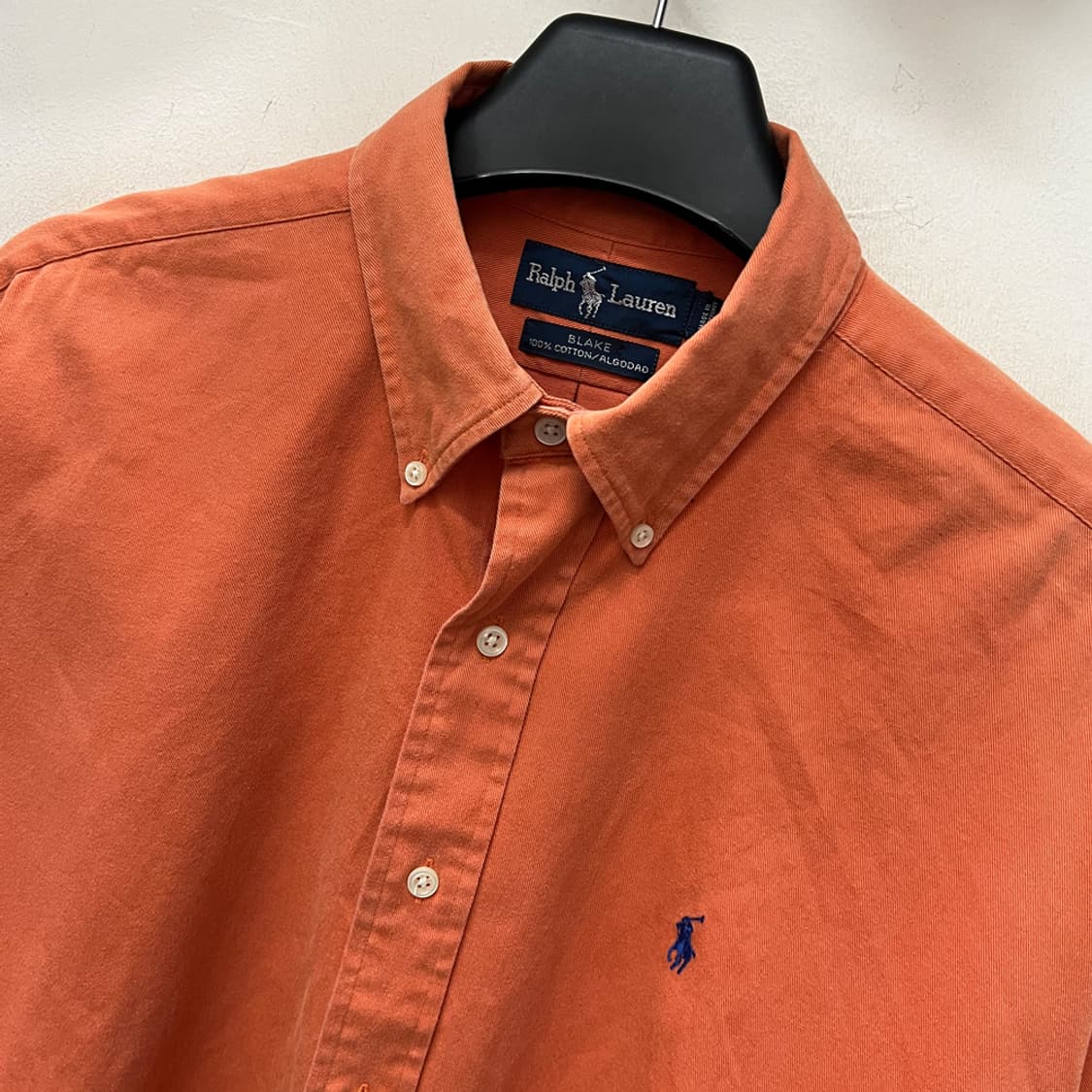 폴로 랄프로렌 블레이크 오렌지 옥스포드 셔츠 L 상품이미지3