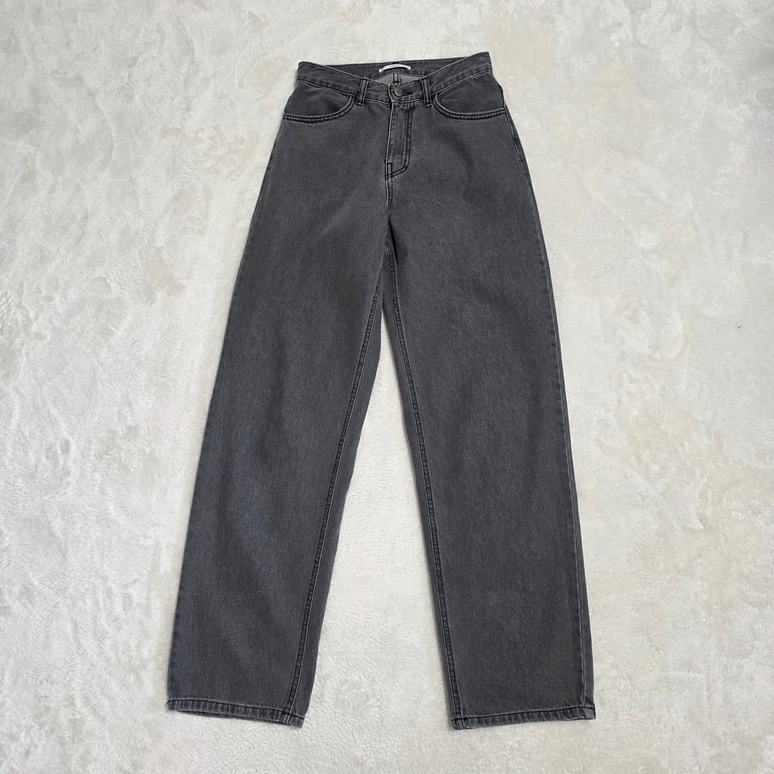 (S)여성 유네네 unene 그레이 데님 팬츠  상품이미지1