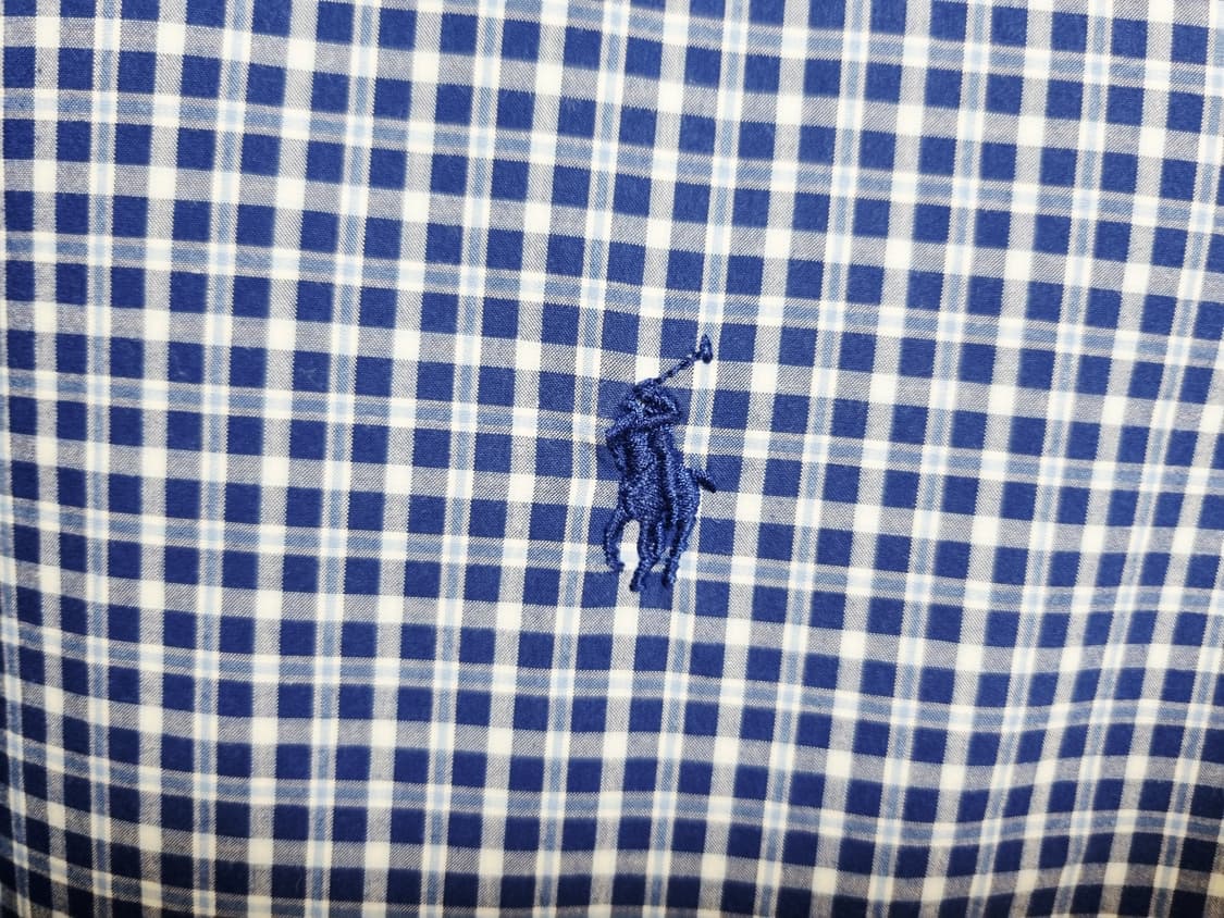 남성 POLO 폴로 랄프로렌 긴팔 블루 코튼 남방 셔츠 상품이미지5