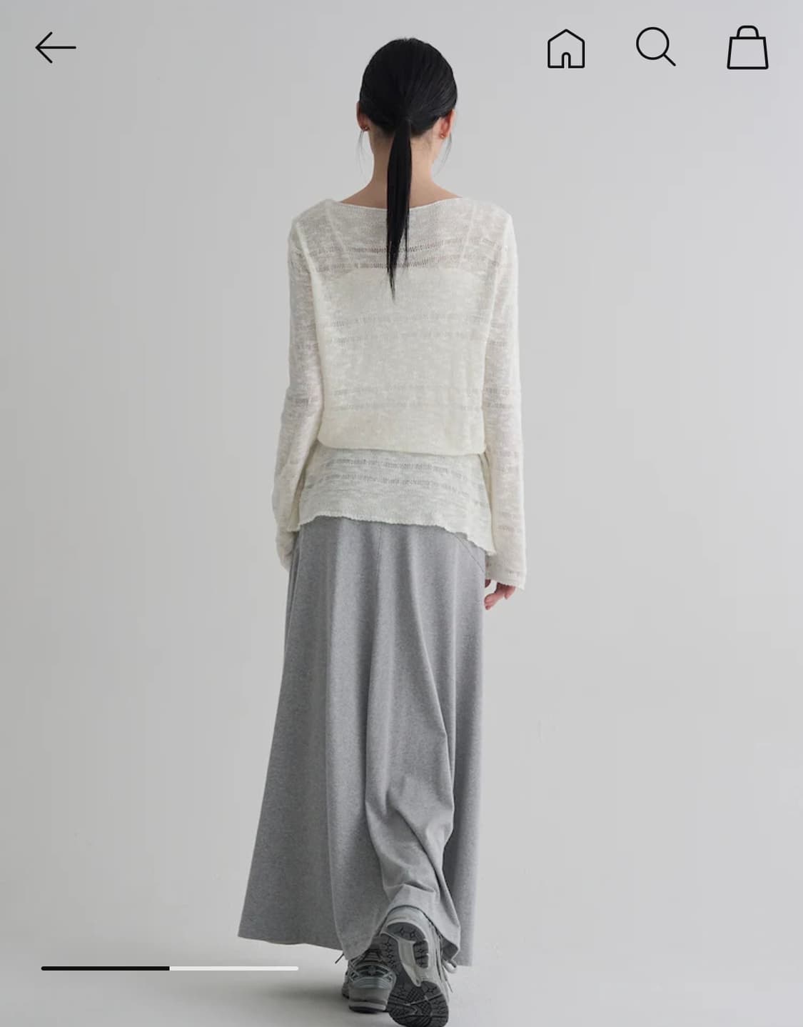 에잇세컨즈 스트링 스카시 풀오버 상품이미지3