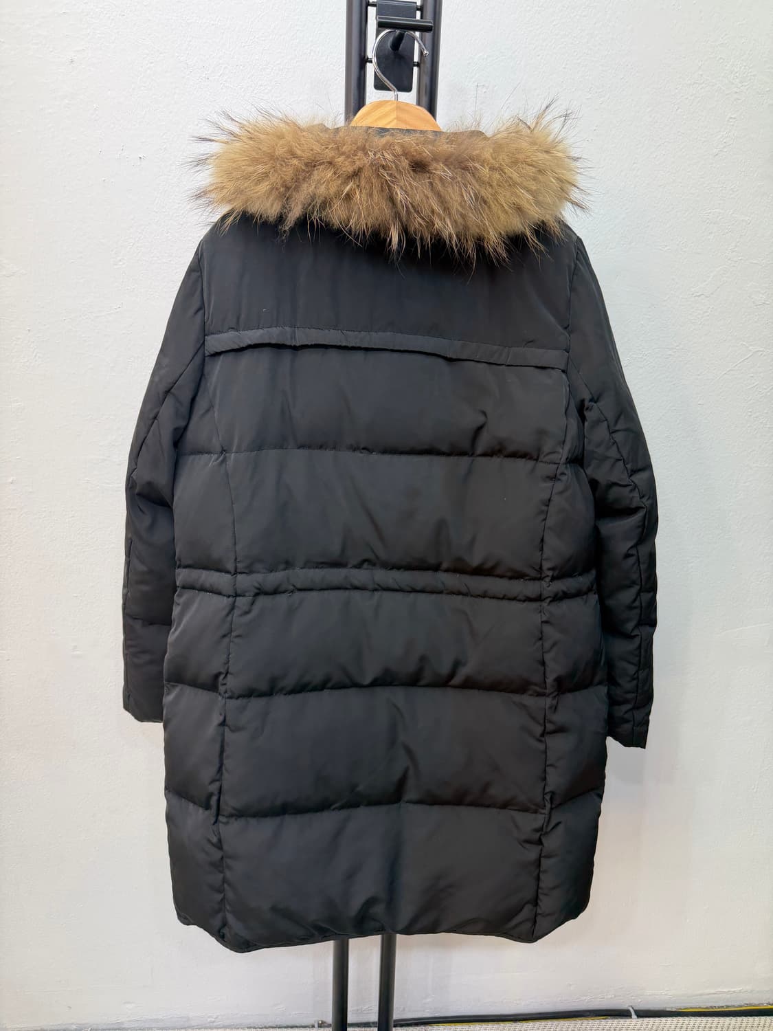 정품) 마쥬 블랙 라쿤 퍼 패딩 2 상품이미지5