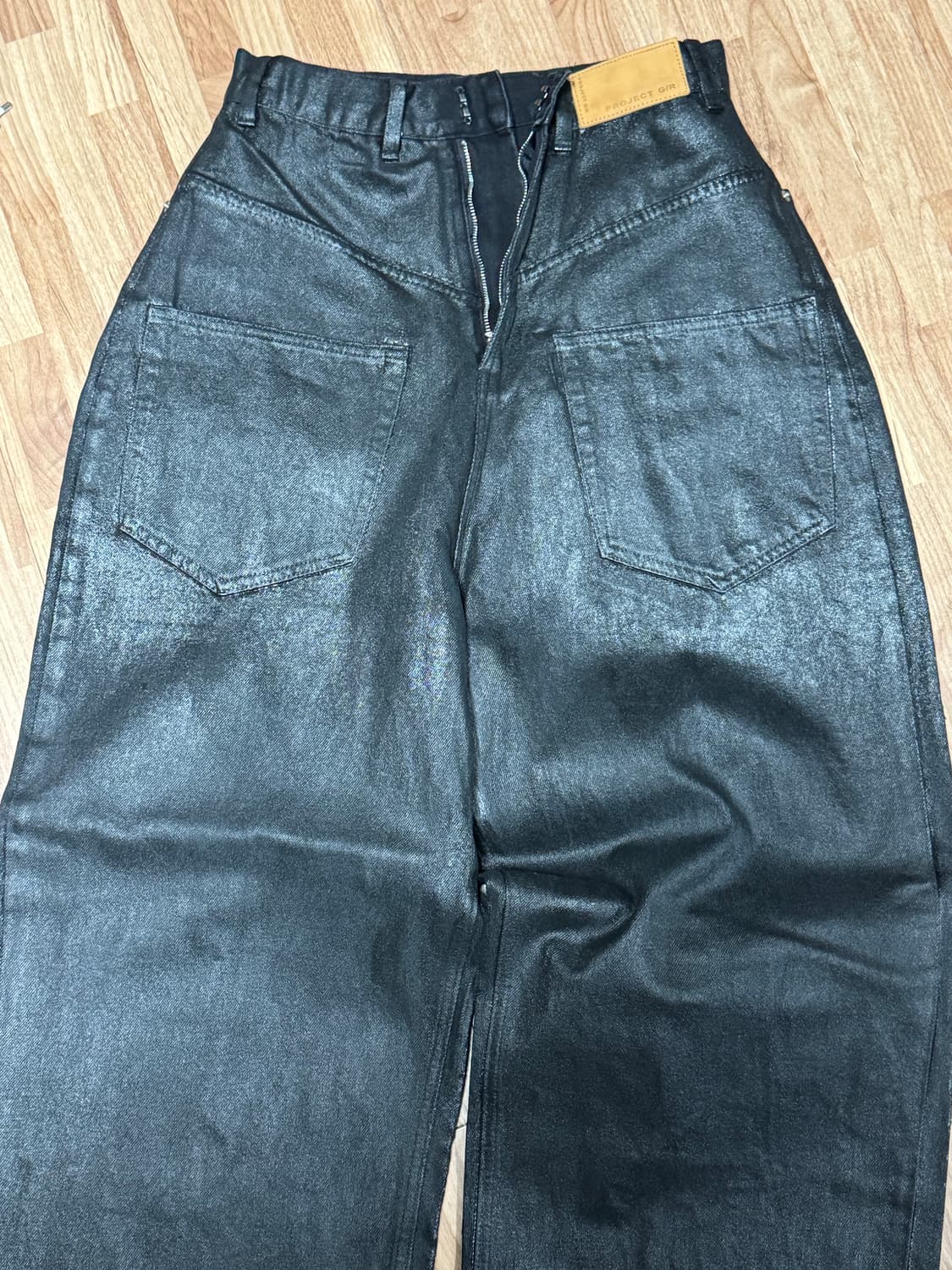 프로젝트gr 백워드 코티드 데님팬츠 1사이즈 상품이미지1