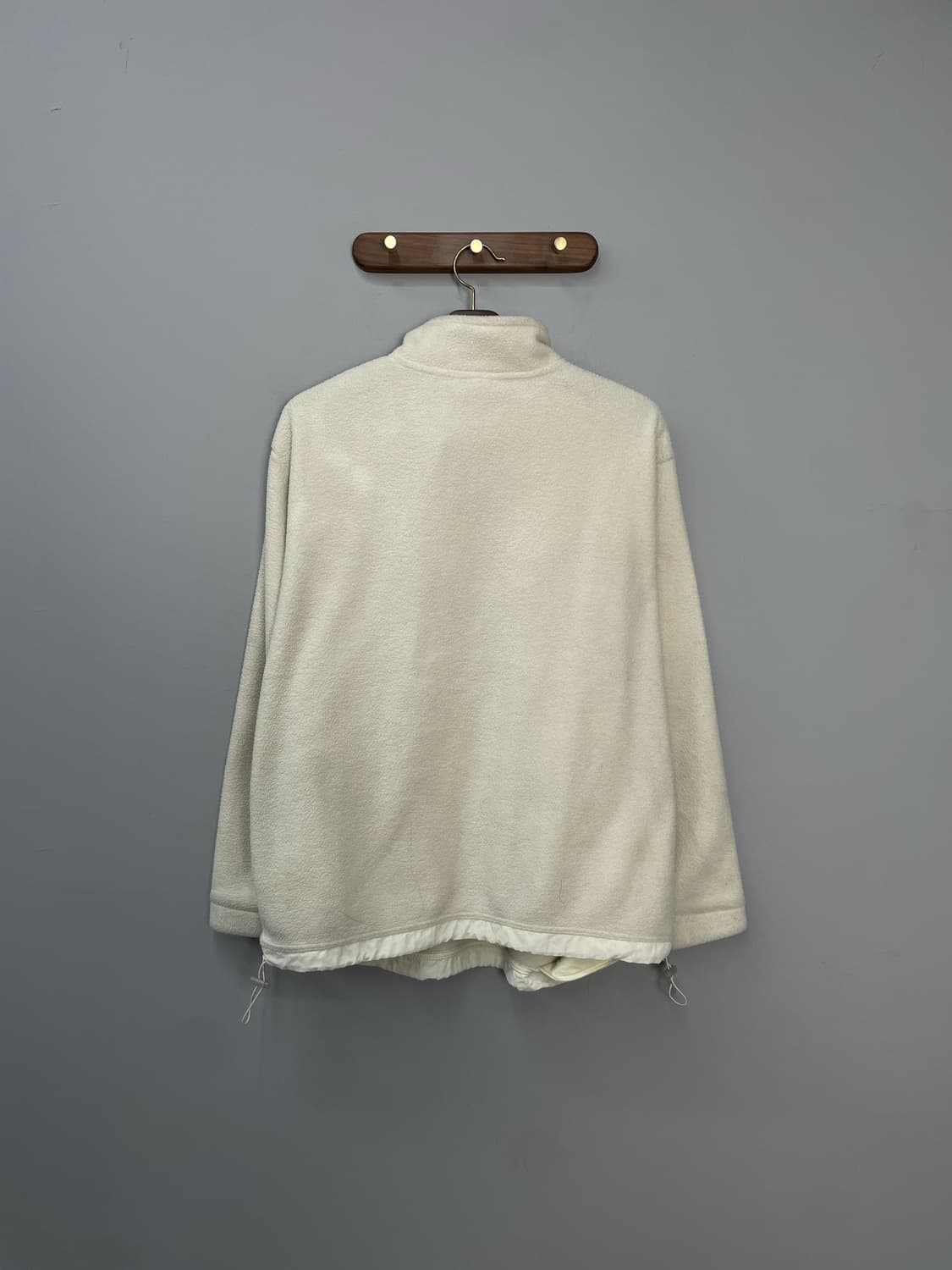 에센셜 아이보리 반집업 플리스 H1897 상품이미지4