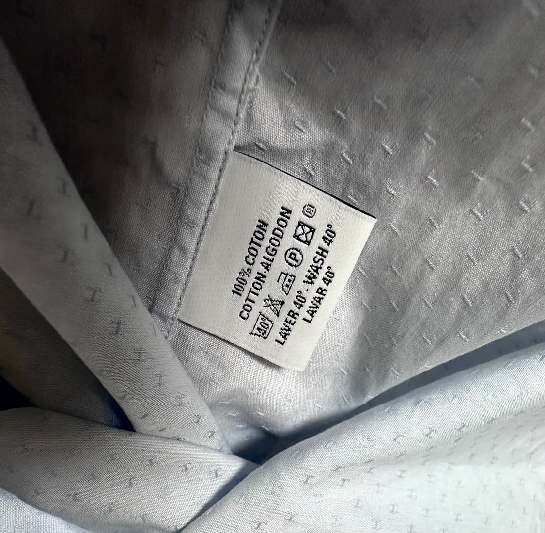 Hermès  Light Blue Jacquard 시그니처 셔츠 상품이미지4