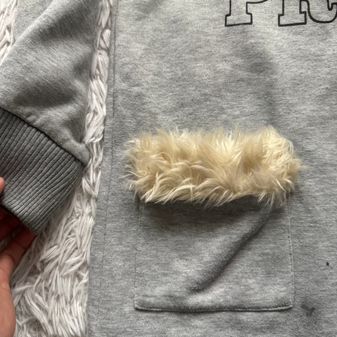 INNERPRESS 일본빈티지 노드후드집업 y2k후드집업 모리걸 M 38 상품이미지4