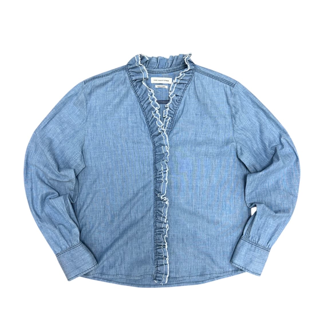 이자벨마랑 우먼스 셔링 데님셔츠(36) 상품이미지1