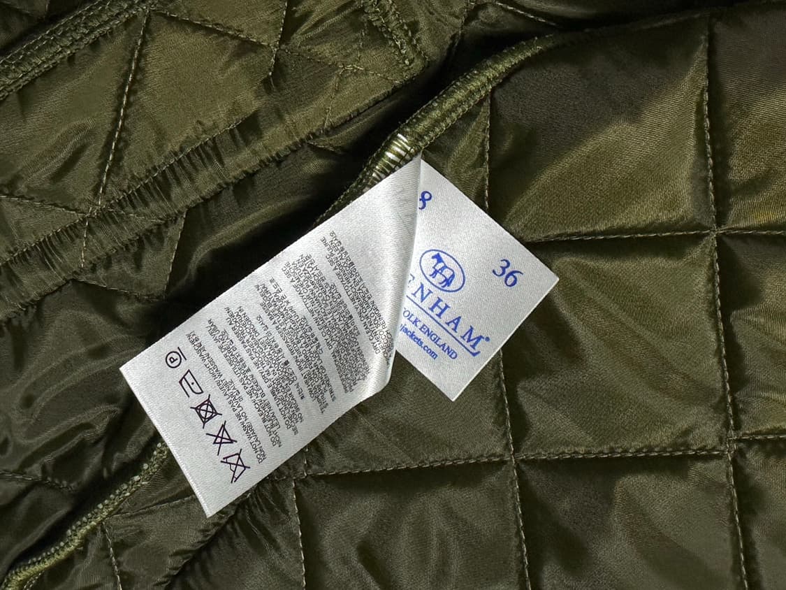 라벤햄 울 퀼팅 자켓 상품이미지8