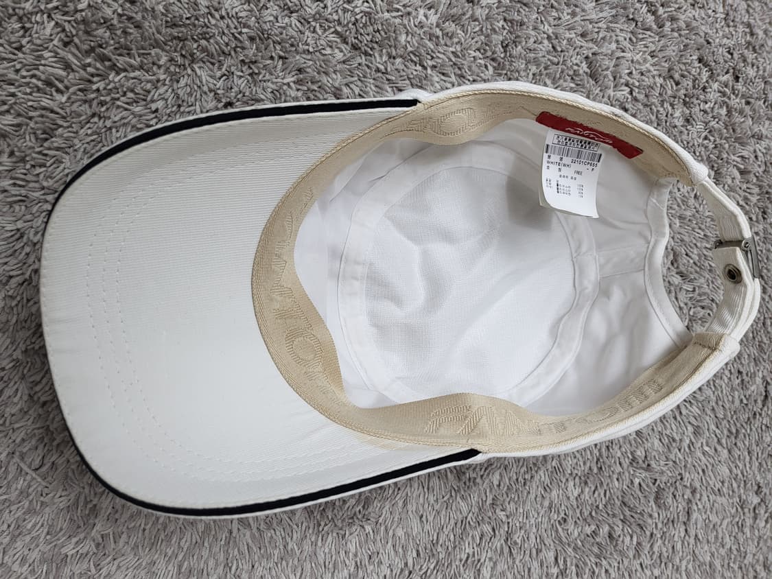 팬텀 화이트 볼캡 모자 새제품급 상품이미지6