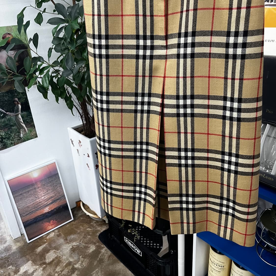 버버리 노바체크 울스커트 26 상품이미지3